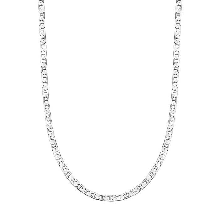 Łańcuszek srebrny rodowany splot gucci 50 cm