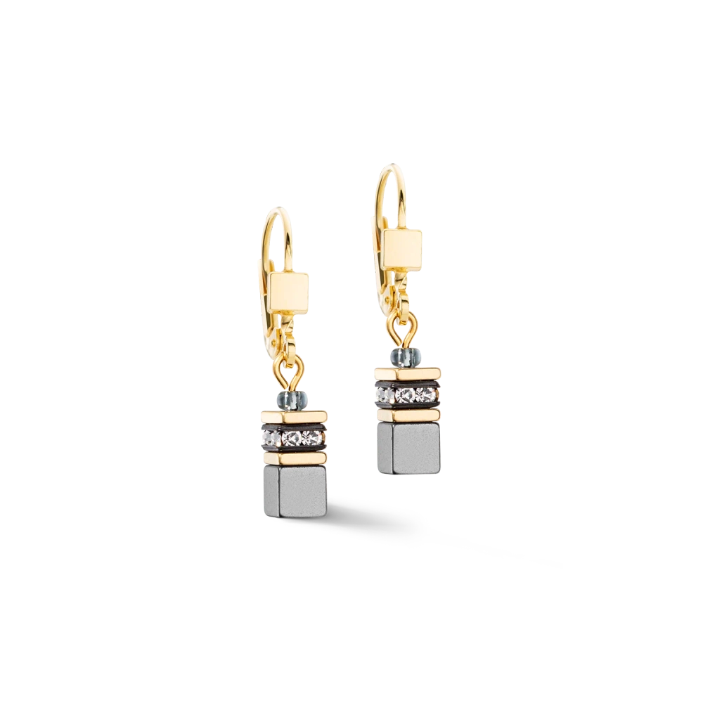 Kolczyki GeoCUBE® Iconic Lite w kolorze czarnym