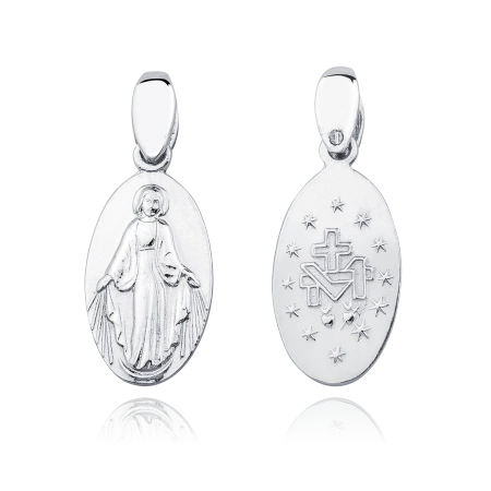 Medalik srebrny Matka Boska Cudowna