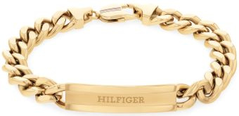 Bransoletka męska Tommy Hilfiger stal pozłacana