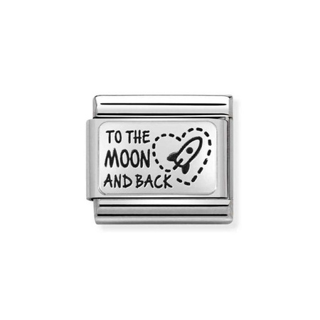 Element link do bransoletek Nomination Composable Stal + Srebro 925