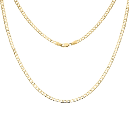 Złoty łańcuszek splot pancerka złoto 585 50cm