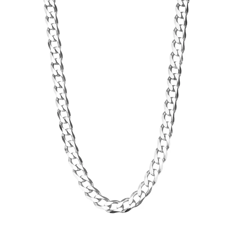 Łańcuszek srebrny masywny pancerka 50 cm