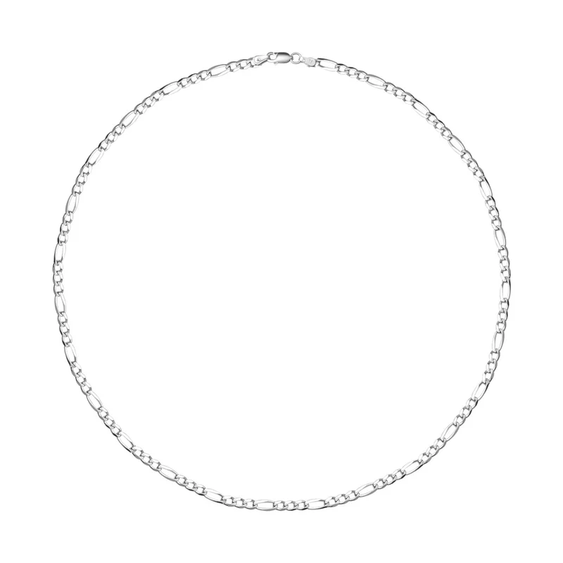 Łańcuszek srebrny figaro