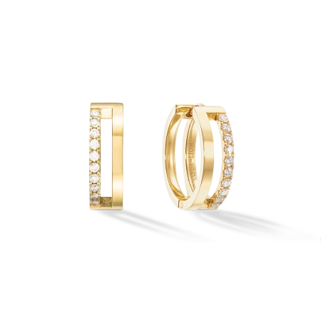 Kolczyki koła z cyrkoniami