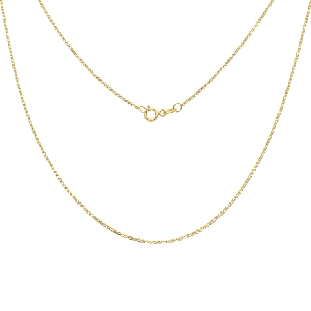 Złoty łańcuszek lisi ogon złoto 585 45cm