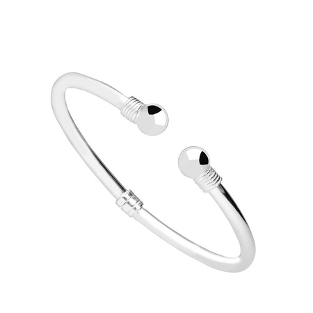 Bransoletka srebrna sztywna bangle