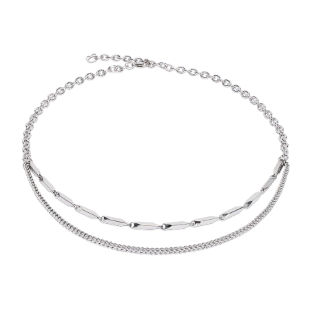 Naszyjnik Twisted Layers stal