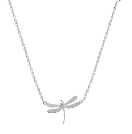 Naszyjnik srebrny ważka delikatna