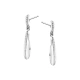 Kolczyki srebrne wiszące z cyrkoniami
