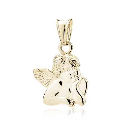Zawieszka pozłacana aniołek