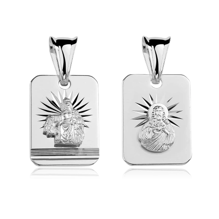 Medalik srebrny Szkaplerz