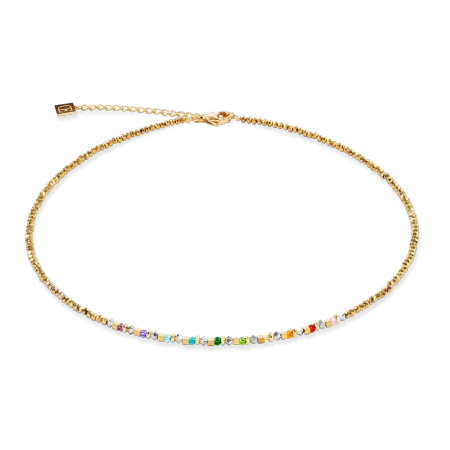 Naszyjnik Złocony Szept Tęczy