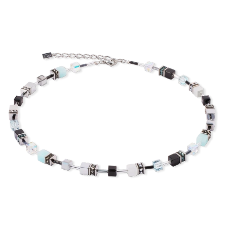 Naszyjnik GeoCUBE® Iconic Ice Serenity srebrna