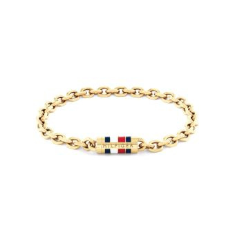 Bransoletka męska Tommy Hilfiger stal pozłacana