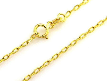 Łańcuszek złoty Ankier 585 złoto