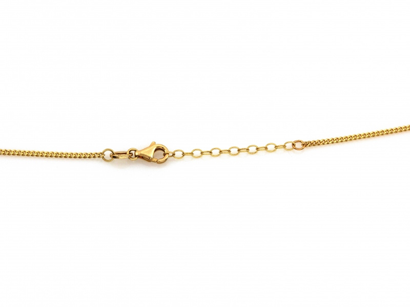 Złoty naszyjnik krawatka