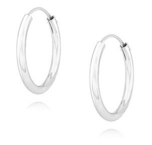 Kolczyki koła srebro rodowane 2cm