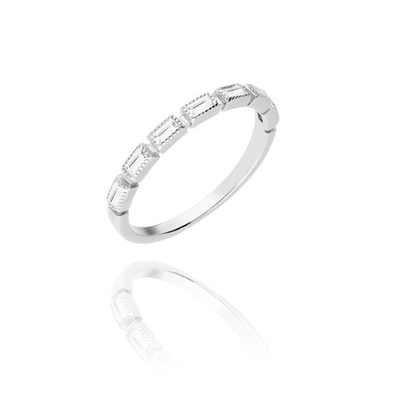 Pierścionek srebrny z cyrkoniami