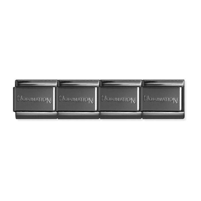 Baza do bransoletki Nomination Composable Stal czarna 18 elementów