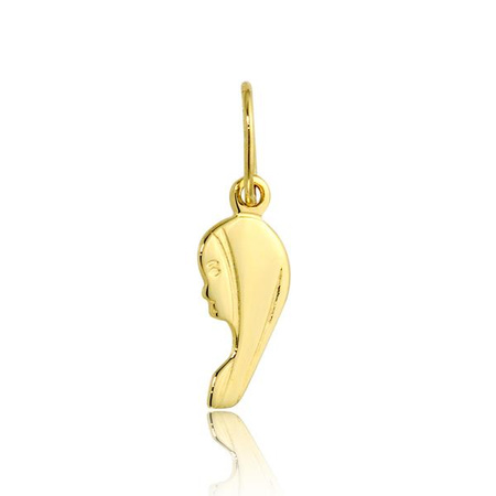 Złoty medalik Matka Boska