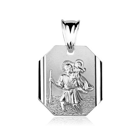 Medalik srebrny Św. Krzysztof