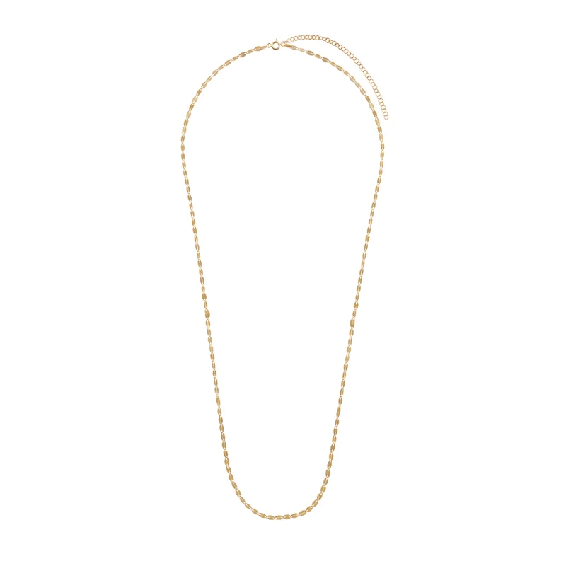 Naszyjnik pozłacany długi