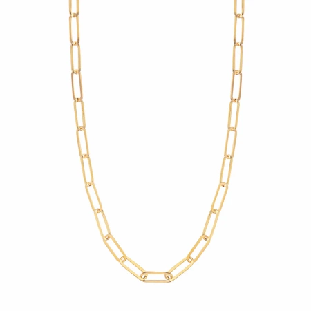 Naszyjnik pozłacany ankier