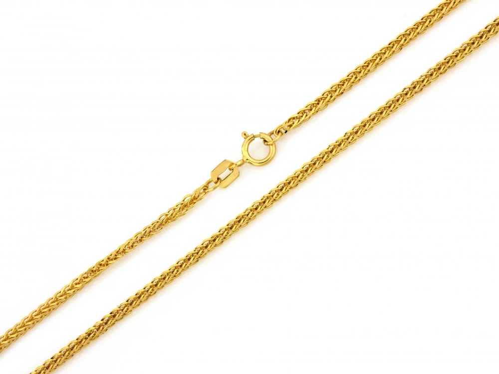 Łańcuszek złoty pr. 585 Lisi ogon 45 cm