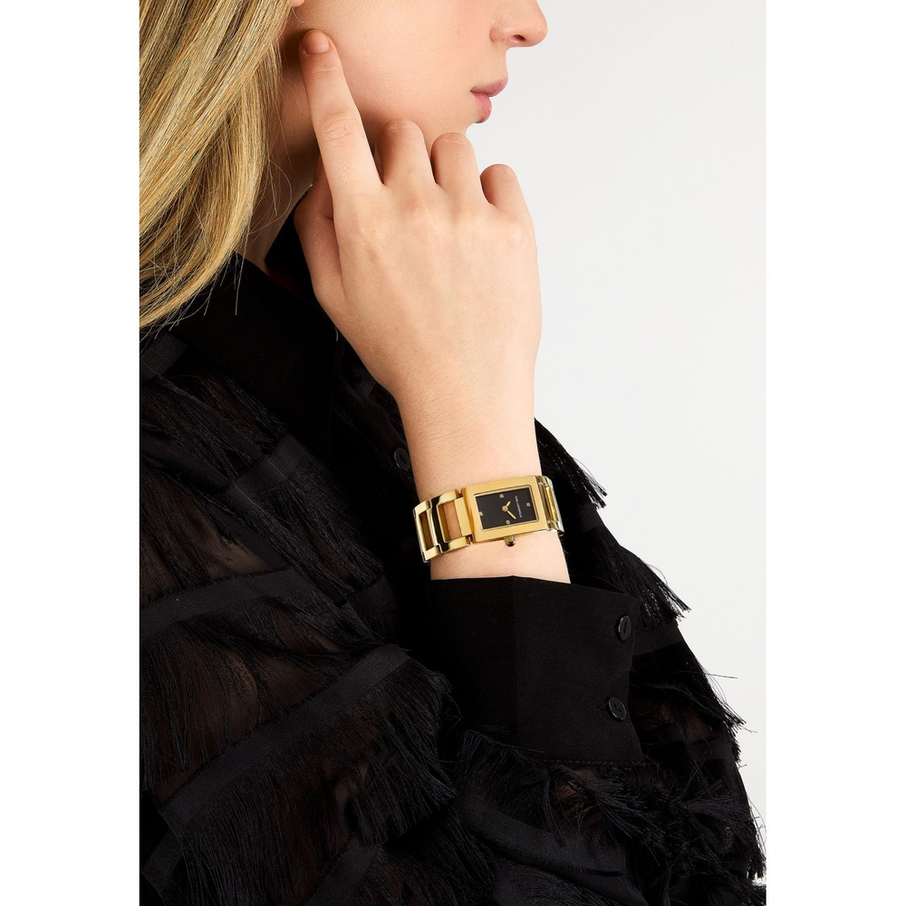 Zegarek damski Karl Lagerfeld stal pozłacana