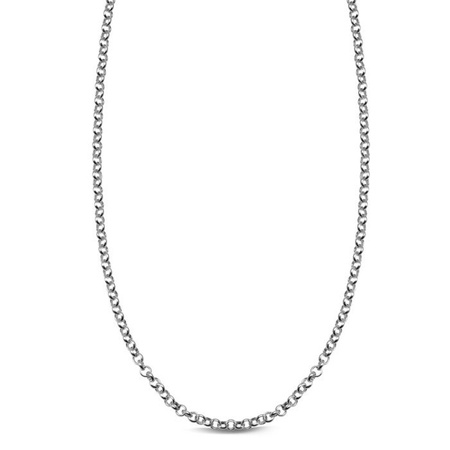 Łańcuszek srebrny rodowany rolo