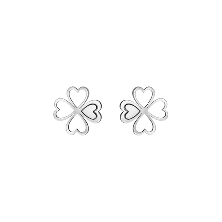 Kolczyki srebrne koniczyny sztyft