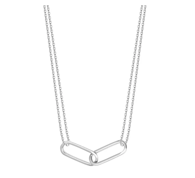 Naszyjnik srebro łańcuszki