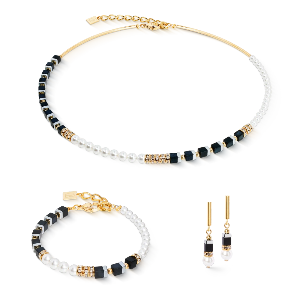 Bransoletka Precious Fusion Offset złoto-czarna