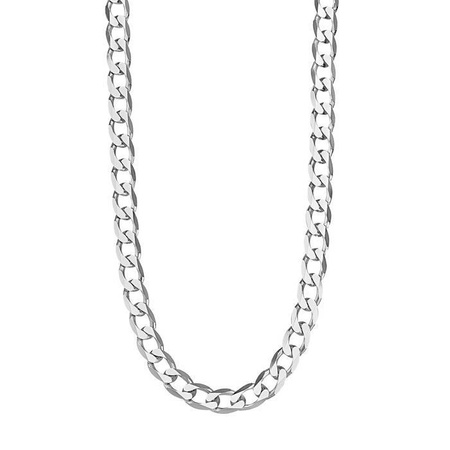 Łańcuszek srebrny rodowany męski pancerka