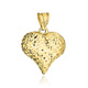 Zawieszka złota diamentowane serce