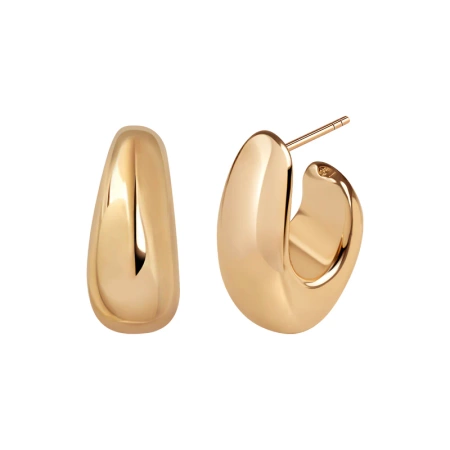 Kolczyki pozłacane wiszące duże