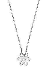 Naszyjnik srebro, celebrytka, kwiatek