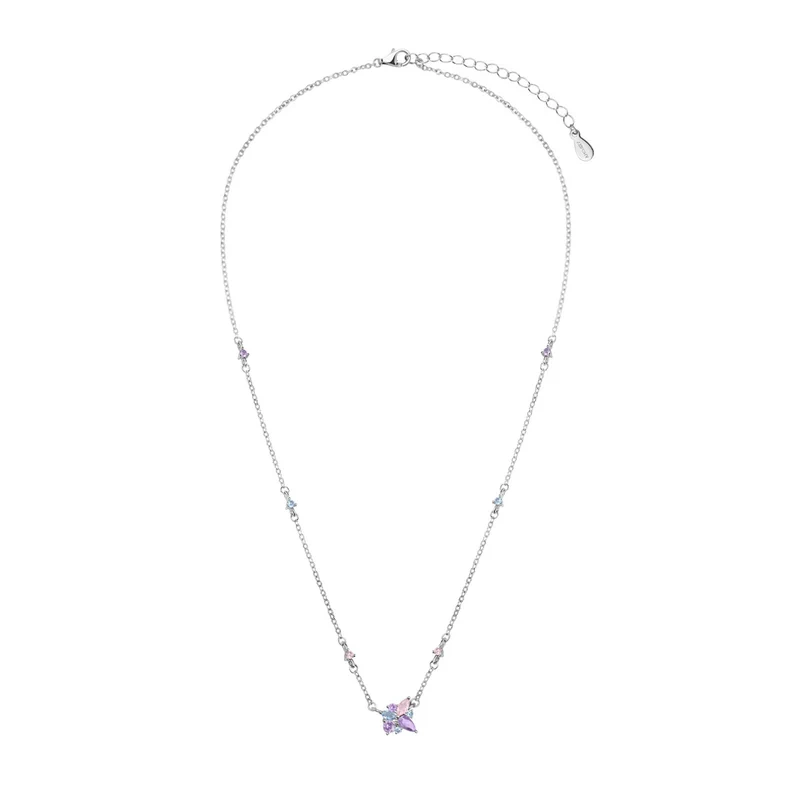 Naszyjnik srebrny z zawieszką z cyrkoniami 