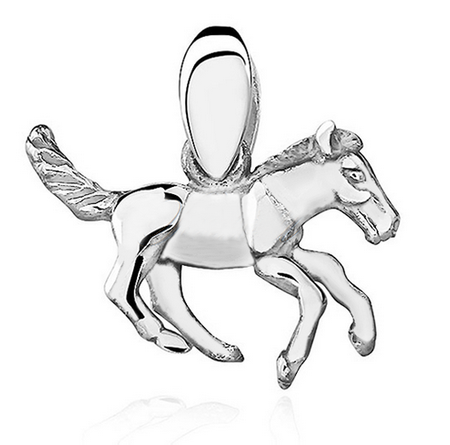 Zawieszka srebrna konik