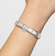 Element link do bransoletek Nomination Composable Stal + Srebro 925 litera R z cyrkoniami