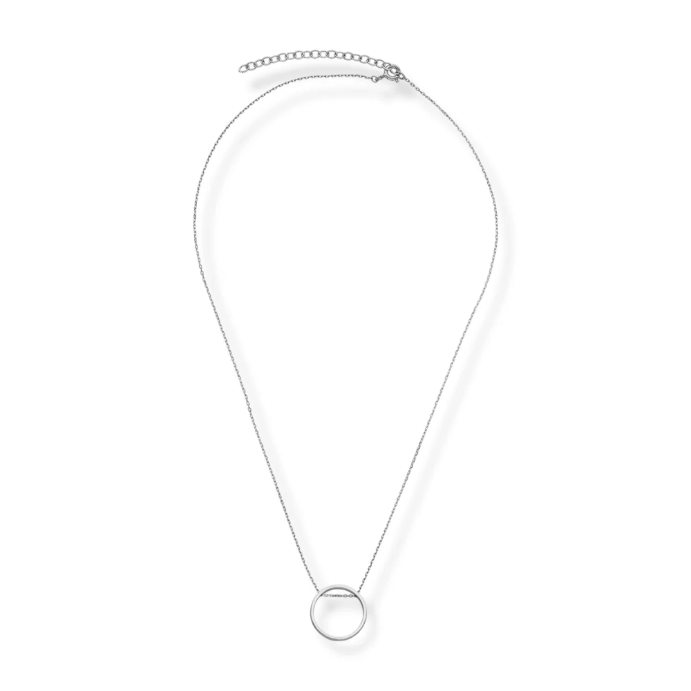 Naszyjnik srebrny z kółkiem 