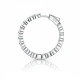 Kolczyki srebrne kółka z cyrkoniami
