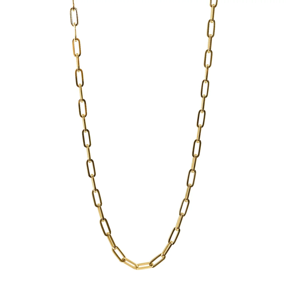 Łańcuszek QUDO Padua 81 cm stal pozłacana