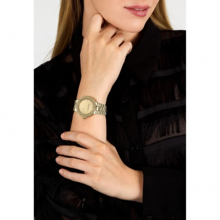 Zegarek damski Karl Lagerfeld stal pozłacana