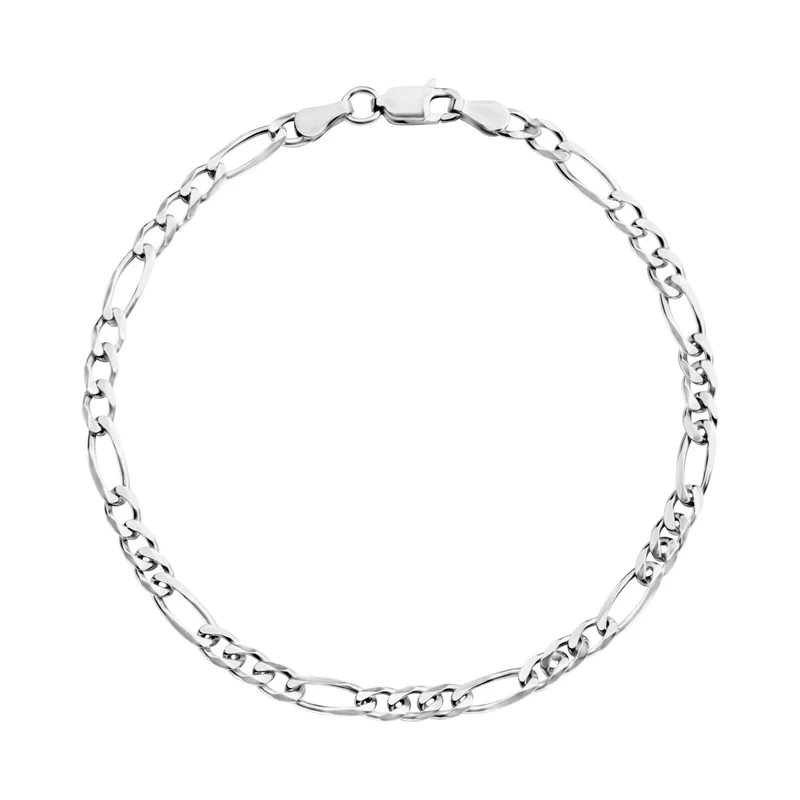 Bransoletka srebrna męska Figaro