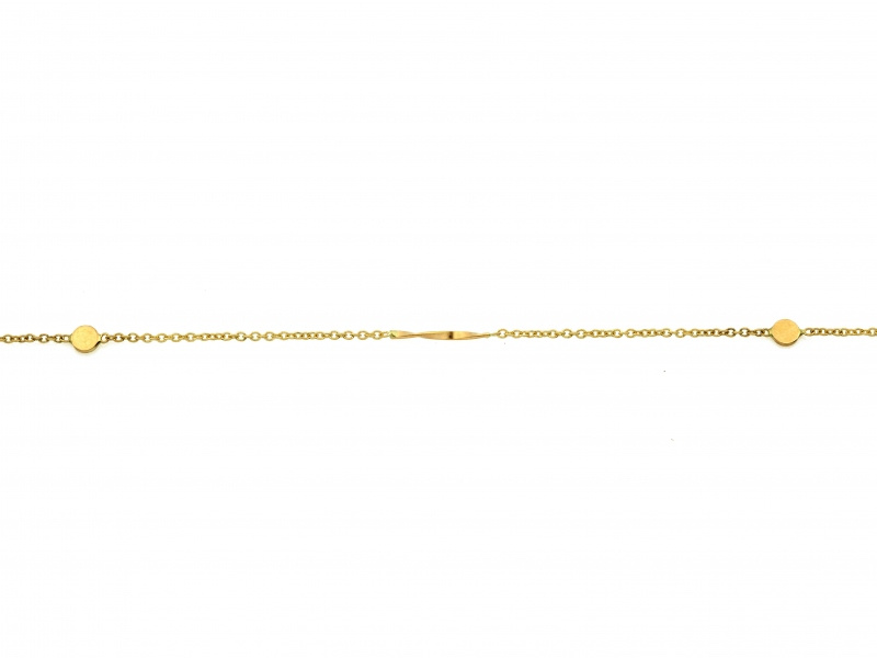 Złoty naszyjnik pr.585 delikatny