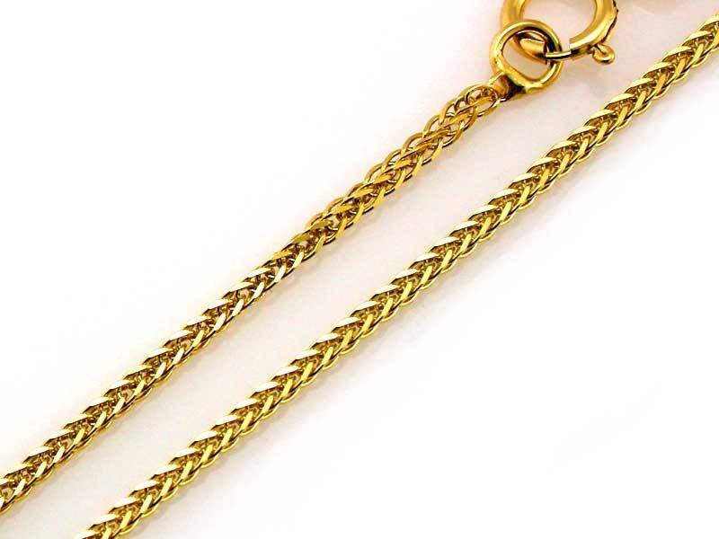 Łańcuszek złoty 585 lisi ogon 45 cm