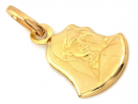 Złoty medalik Matka Boska