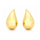 Złote kolczyki krople